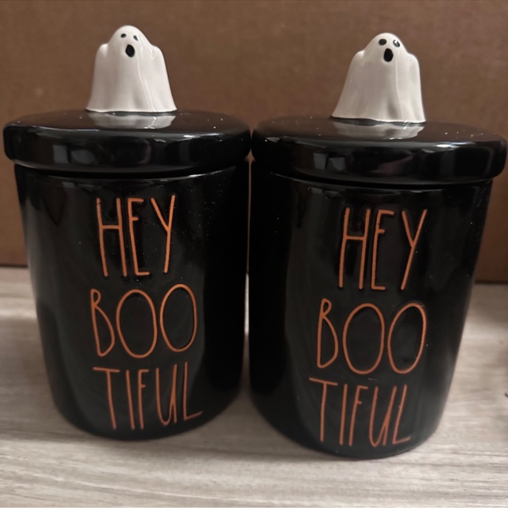 Rae Dunn Ghost Halloween Canister Jar
